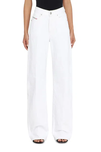 Diesel Regular Jeans High Waist 1971 D-sent In White
