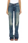 Diesel Regular Jeans Regular Waist D-heel, Medium Blue, Button Fly In Blue