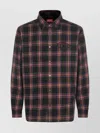 Diesel Relaxed Fit Button-down Collar Shirt In Black