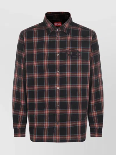 DIESEL RELAXED FIT BUTTON-DOWN COLLAR SHIRT