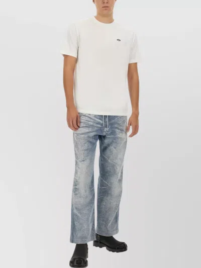 Diesel Relaxed Fit Straight Leg Jeans With Faded Back Pocket