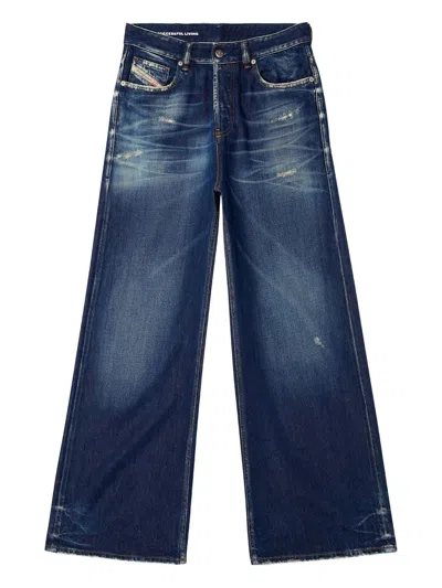 Diesel Relaxed Jeans 1996 D-sire Woman Blue