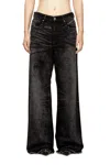 Diesel Relaxed Jeans In Black