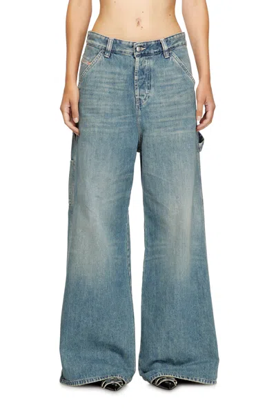 Diesel Relaxed Jeans In Blue