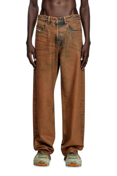 Diesel Relaxed Jeans In Brown