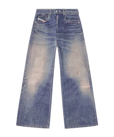 Diesel Relaxed Jeans Low Waist 1996 D-sire In Blue