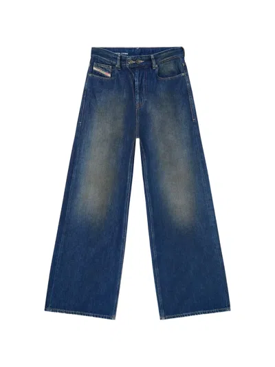 Diesel Relaxed Jeans Low-waist 1996 D-sire In Blue