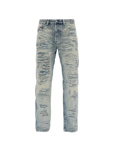 Diesel Relaxed Jeans Regular Waist 1980 D-eeper In Blue