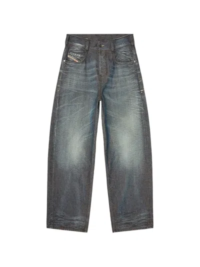 Diesel Relaxed Jeans Regular Waist 1997 D-enim-m In Gray