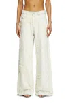 Diesel Relaxed Jeans In White