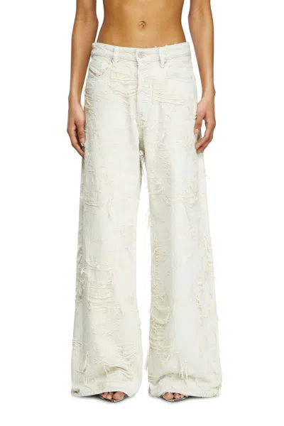 Diesel Relaxed Jeans In White