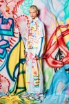 Diesel Street Art Capsule Trousers In Multicolor