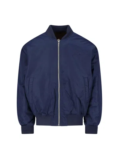 Diesel Reversible Bomber "w Type-d1" In Blue