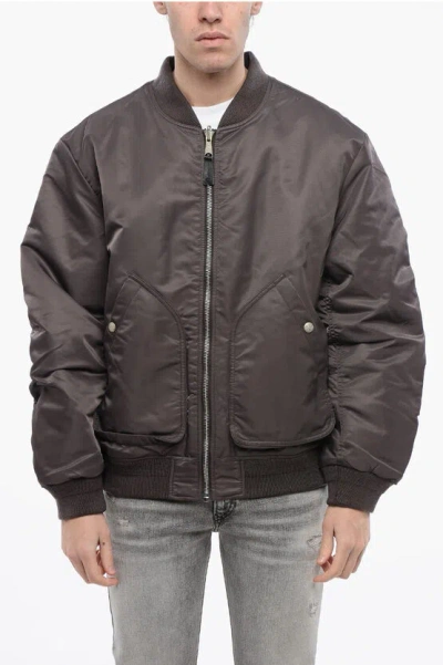 Diesel Reversible Padded Bomber Jacket In Multi