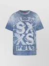Diesel Ribbed Collar Crew Neck T-shirt