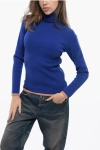 Diesel Ribbed Cotton Blend M-aribellenew Turtleneck Sweater