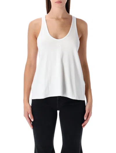 Diesel Ribbed Oval D Tank In White