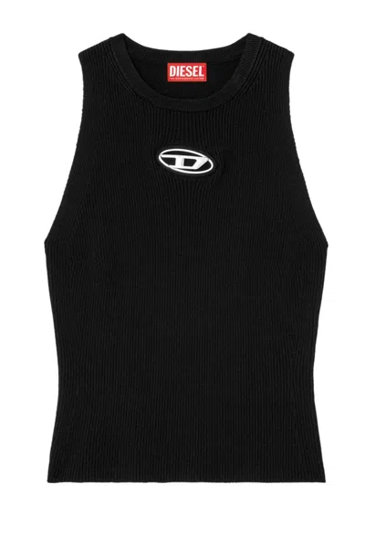 DIESEL DIESEL RIBBED SLEEVELESS TOP
