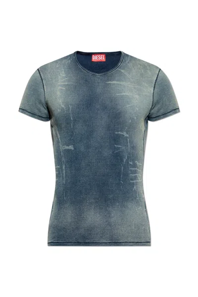 Diesel Blue T-hans T-shirt In Black