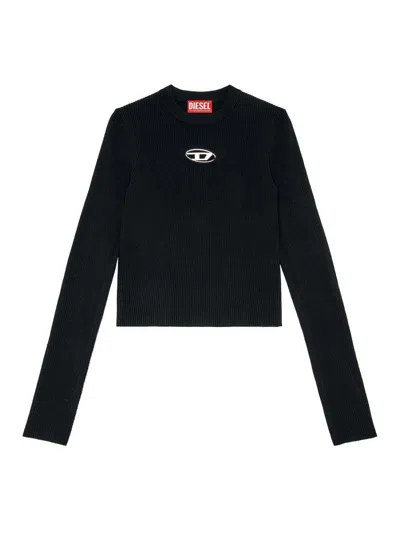 DIESEL RIBBED VISCOSE BLEND A-VALARI TOP