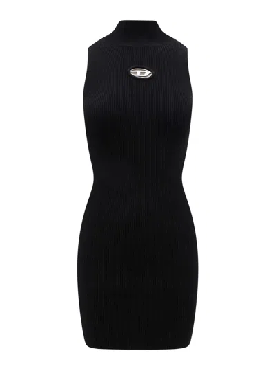 DIESEL RIBBED VISCOSE DRESS