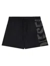 Diesel "rio-41-d-core" Boxer Swimsuit In Black