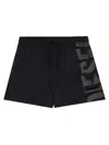 Diesel "rio-41-d-core" Boxer Swimsuit In Black