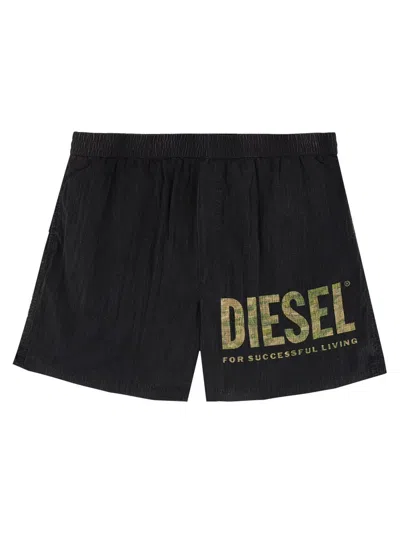 Diesel Rio-41-utlt Boxer Swimsuit In Black