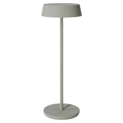 Pre-owned Diesel Rod Table Lamp In Moss Gray By  Living With Lodes In Green