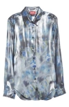 Diesel ® Ronor Floral Georgette Button-up Shirt In Multi