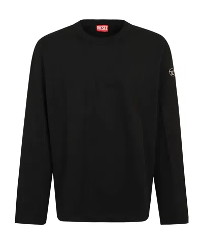Diesel S-boxt-d Sweatshirt In Black