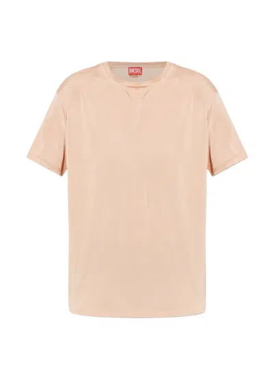 Diesel Round-neck T-shirt In Neutral