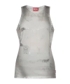 Diesel T-anny Tank Top In Gray