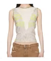 Diesel Round-neck Vest In Nude