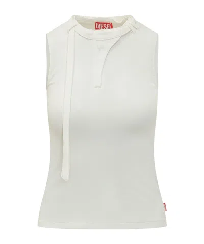 DIESEL DIESEL T-IARA ZIP-STRAP SLEEVELESS TOP