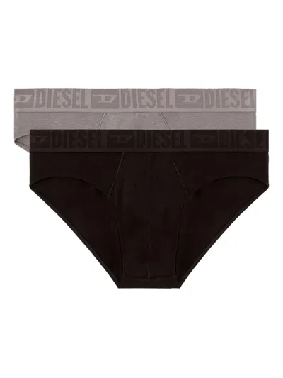 Diesel Roy-d-mono Briefs (pack Of Three) In White