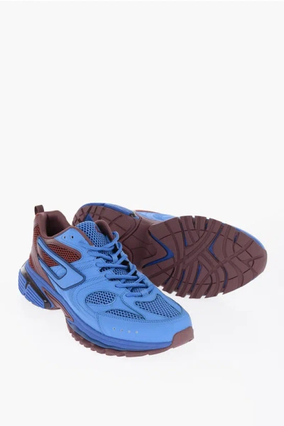 Diesel Rubber Serendipity Pro Sneakers With Openworks Detail In Blue