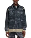 Diesel S-after-a Shirt Jacket In Black