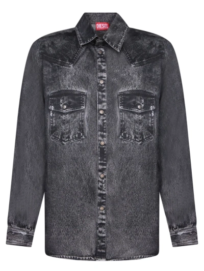 Diesel Black S-alston Shirt