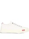 Diesel Canvas Low-top Sneakers In White