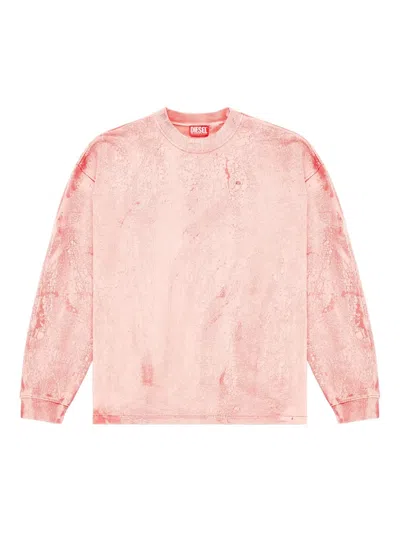 Diesel S-baxt-t1 Sweatshirt In Pink