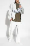 Diesel S-berto Zip-up Jacket In White
