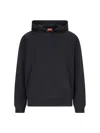 Diesel S-boxt-hood Cotton Hoodie In Black  
