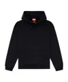 Diesel S-boxt-hood Cotton Hoodie In Black