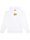 Diesel S-boxt-hood-k3 Hoodie In White