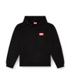 Diesel Hoodie En Coton In Black