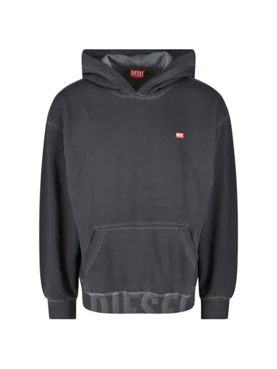 Diesel S-boxt-hood-r11 Hoodie In Black