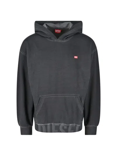 DIESEL DIESEL "S-BOXT-HOOD-R11" HOODIE – BLACK