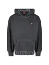 Diesel Hooded Kangaroo Pocket Sweatshirt In Gray