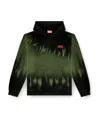 Diesel Hooded Sweatshirt In Black